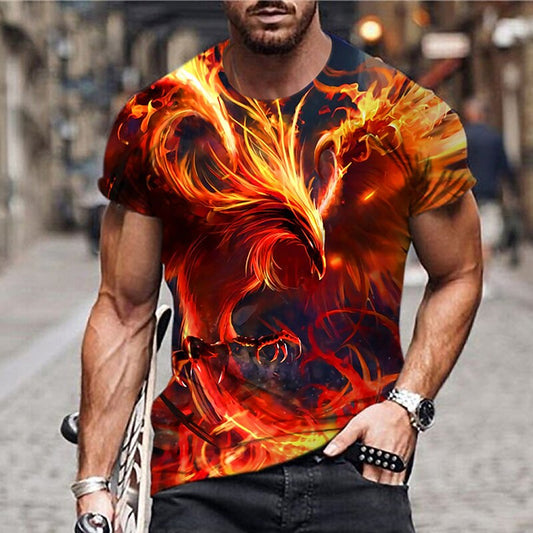 Men's Flaming Phoenix Legend Graphic Tee