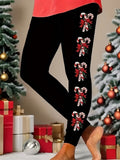 Santa Claus Tree Christmas Capri Pants