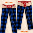 Men's Funny Gift Plaid Pajama Pants