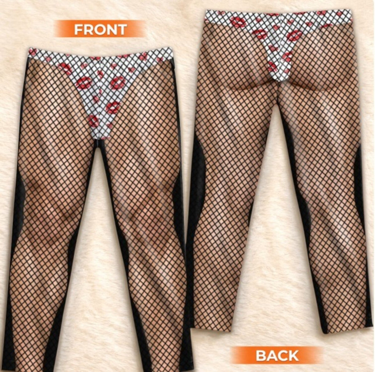 Lipstick Mark Christmas Pajama Pants