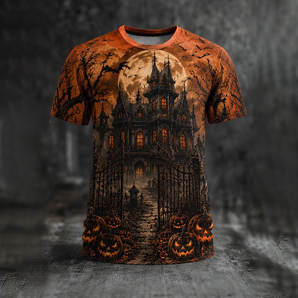 Men's Horror Grim Reaper Skull Tee