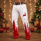 Christmas Tree Snowflake Dress Pants