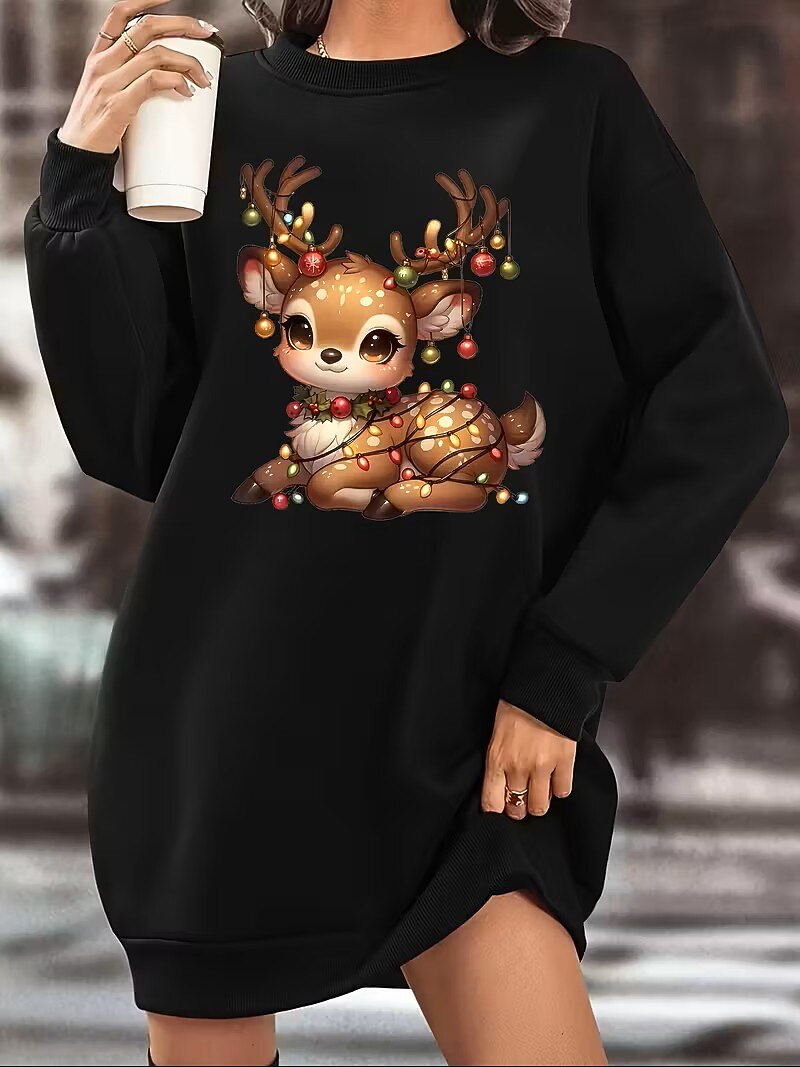 Women's Santa Graphic Dress