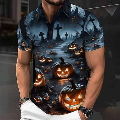 Men's Pumpkin Cross Festival Polo Shirt