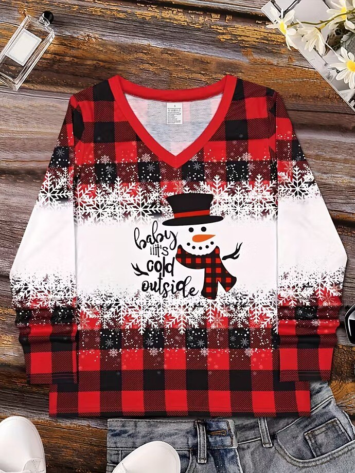 Women's Christmas Graphic Cozy Shirt
