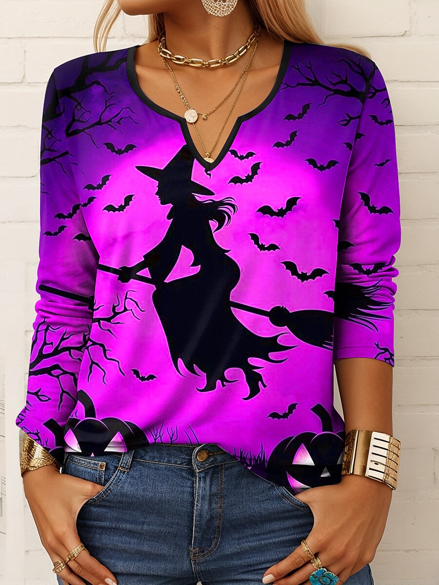 Women's Halloween Mystic Witch Tee