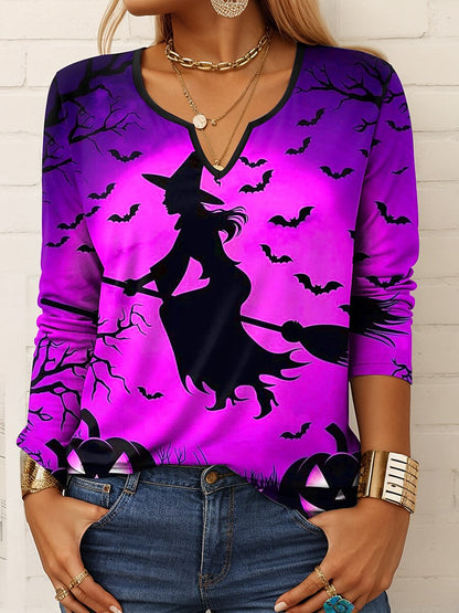 Women's Halloween Mystic Witch Tee