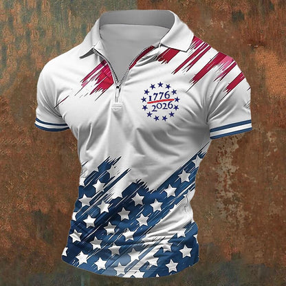 Men's Liberty Eagle Patriotic Polo