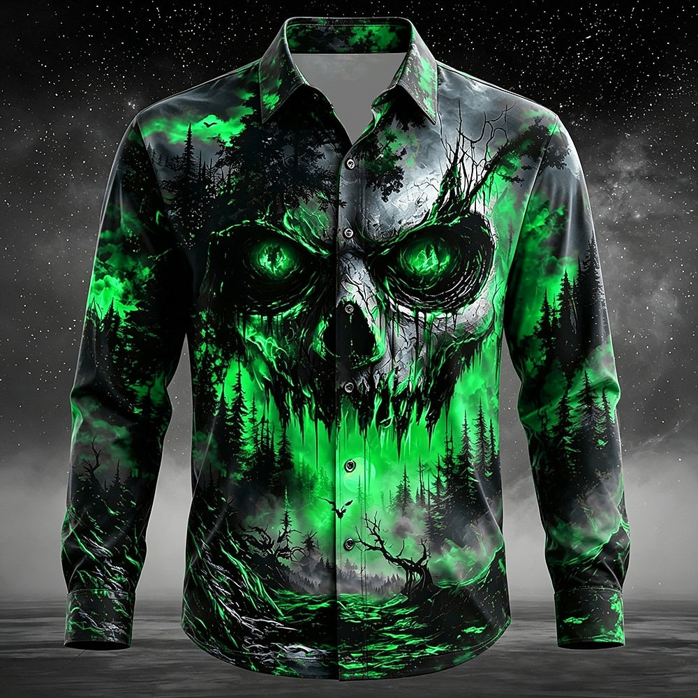 Men's Halloween Horror Dark Shirt