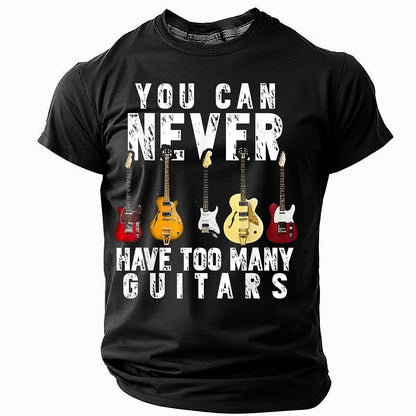 Men's Guitar Collection Humor Graphic Tee