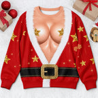 Mrs Claus Spooky Santa Christmas Sweatshirt