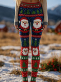 Santa Claus Tree 3D Print Leggings