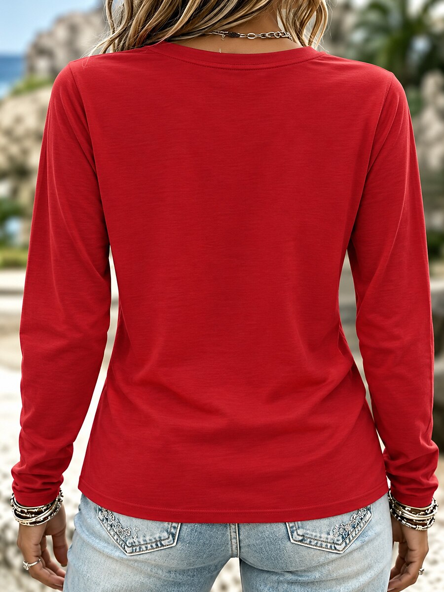Santa Claus Graphic Christmas Shirt