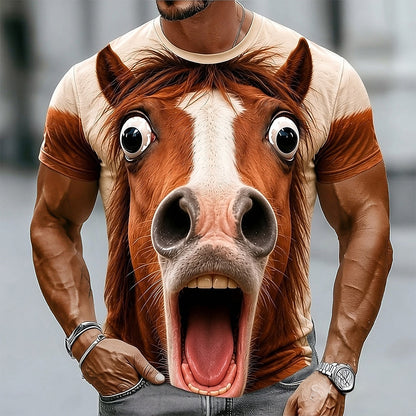 Men's Western Horse Spirit Graphic Tee