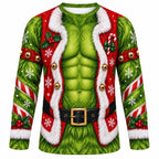 Christmas Santa Green Monster Crewneck Sweatshirt