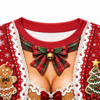 Christmas Gingerbread Man Funny Graphic T-Shirt