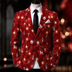 Christmas Festive Artistic Casual Blazer Jacket