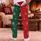 Men's Funny Red Plaid Pajama Pants