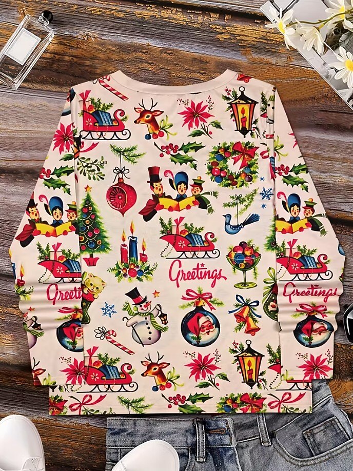 Women's Christmas Graphic Graphic Shirt