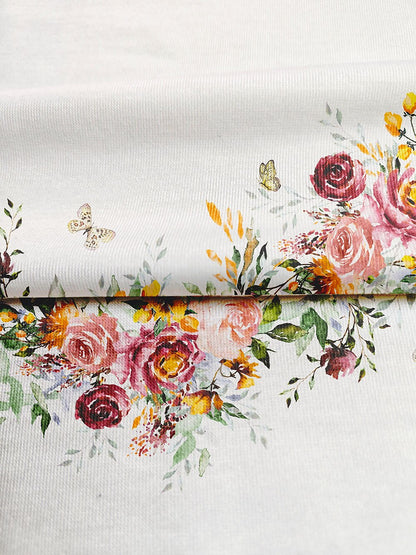 Women's Holiday Floral Garden Graphic Tee