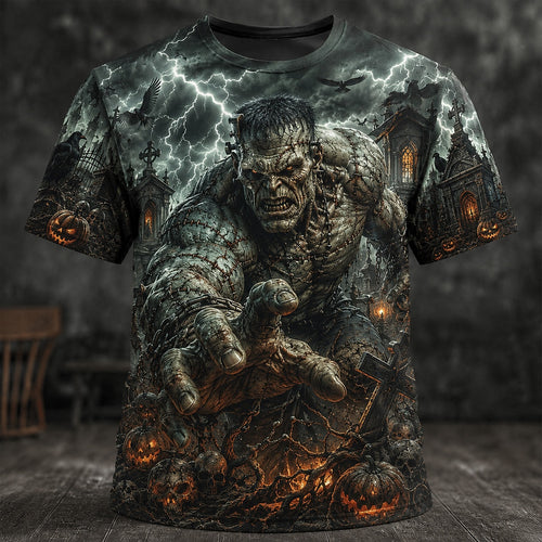 Men's Creepy Halloween Graphic Tee
