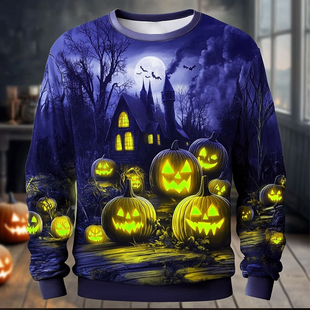 Men's Pumpkin Punk Party Sweatshirt