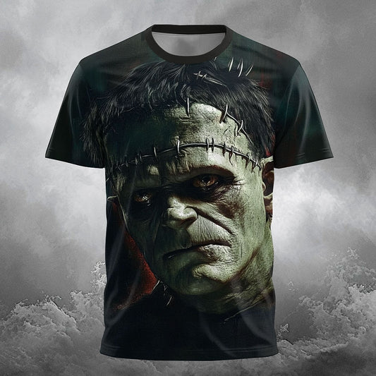 Men's Halloween Undead Zombie Graphic Tee