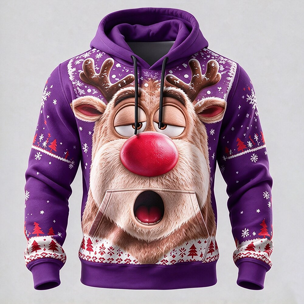 Christmas Animal Funny Hooded Hoodie