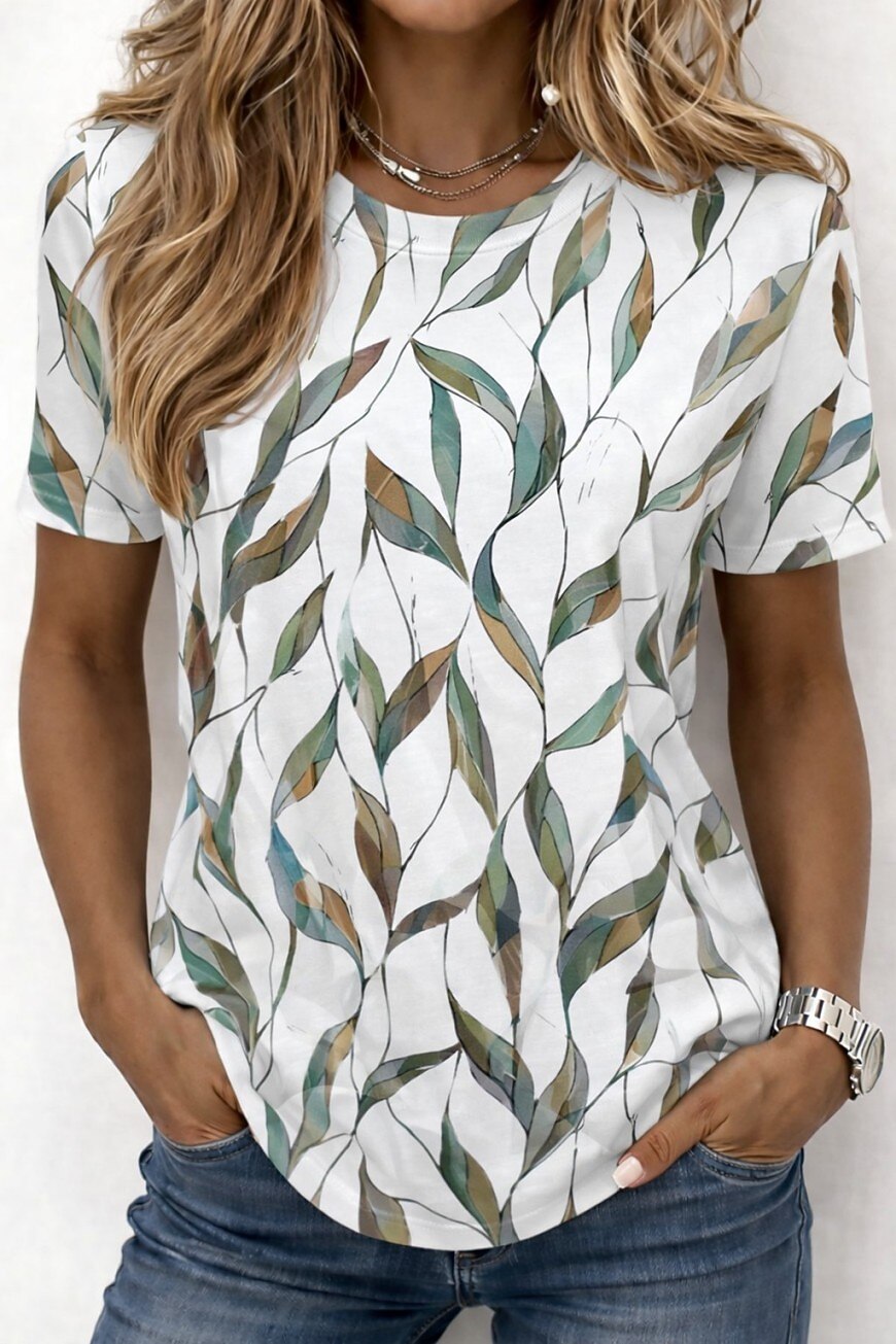Women's Ombre Blossom Graphic Tee