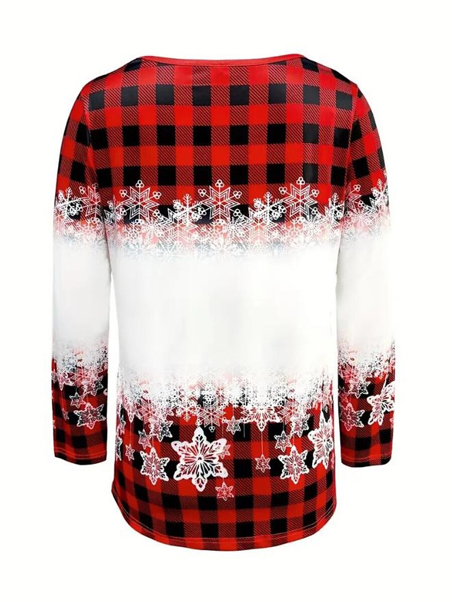 Women's Classic Snowman Christmas T-Shirt