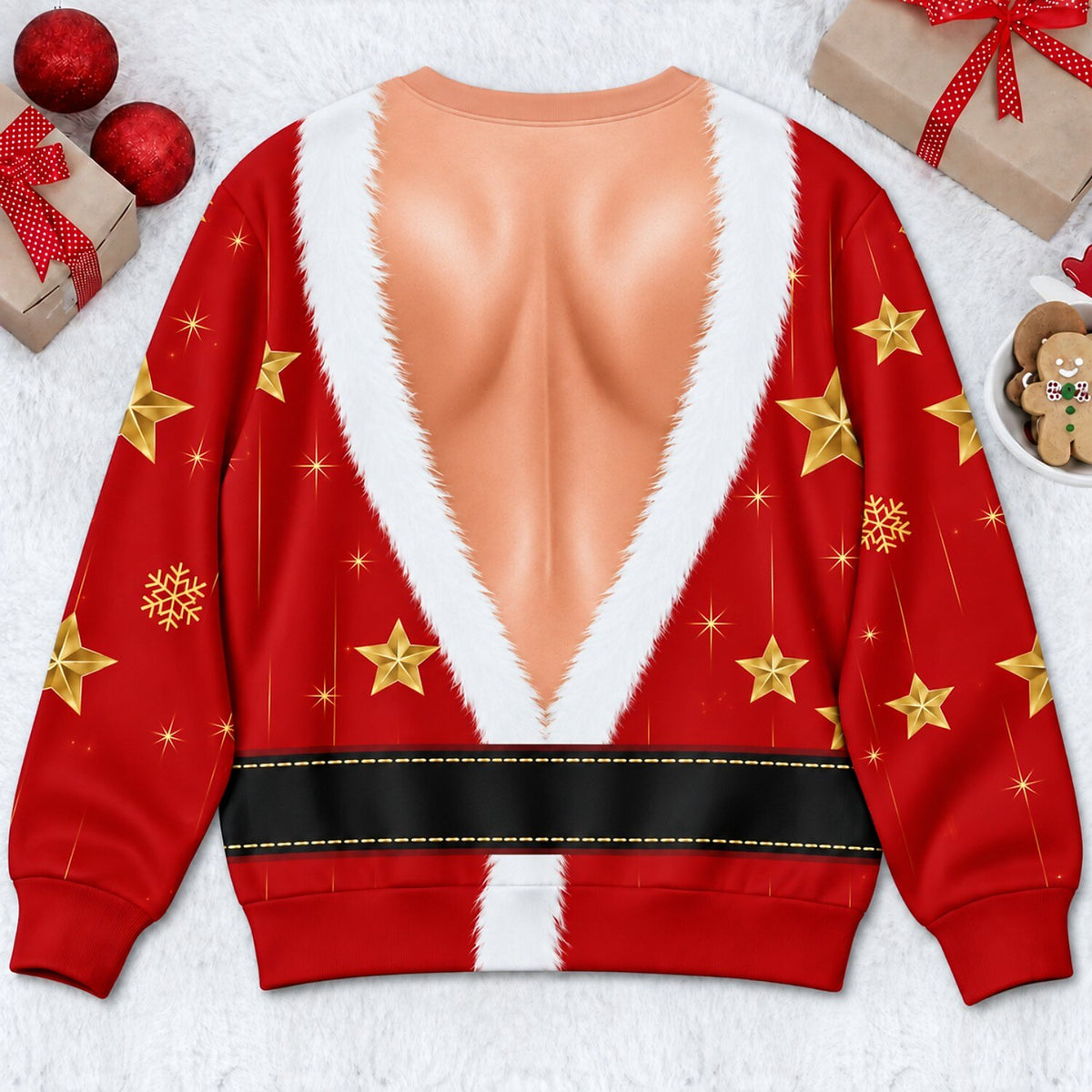 Mrs Claus Spooky Santa Christmas Sweatshirt