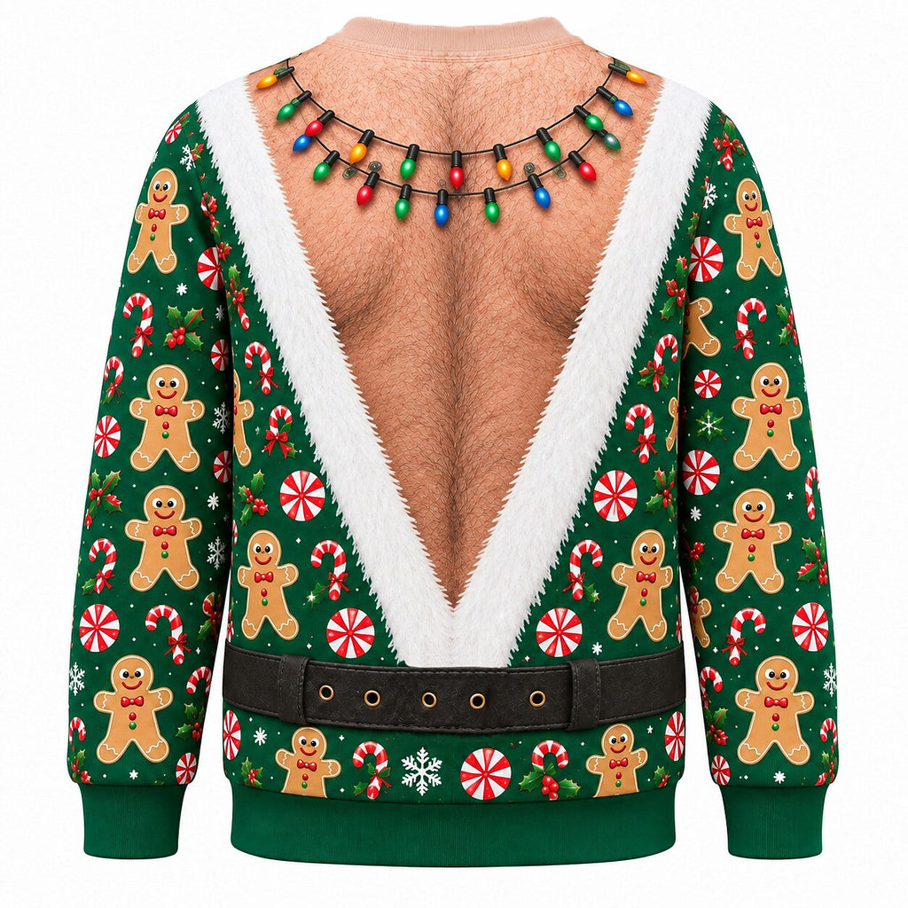 Christmas Sexy Elf Funny Crewneck Sweatshirt