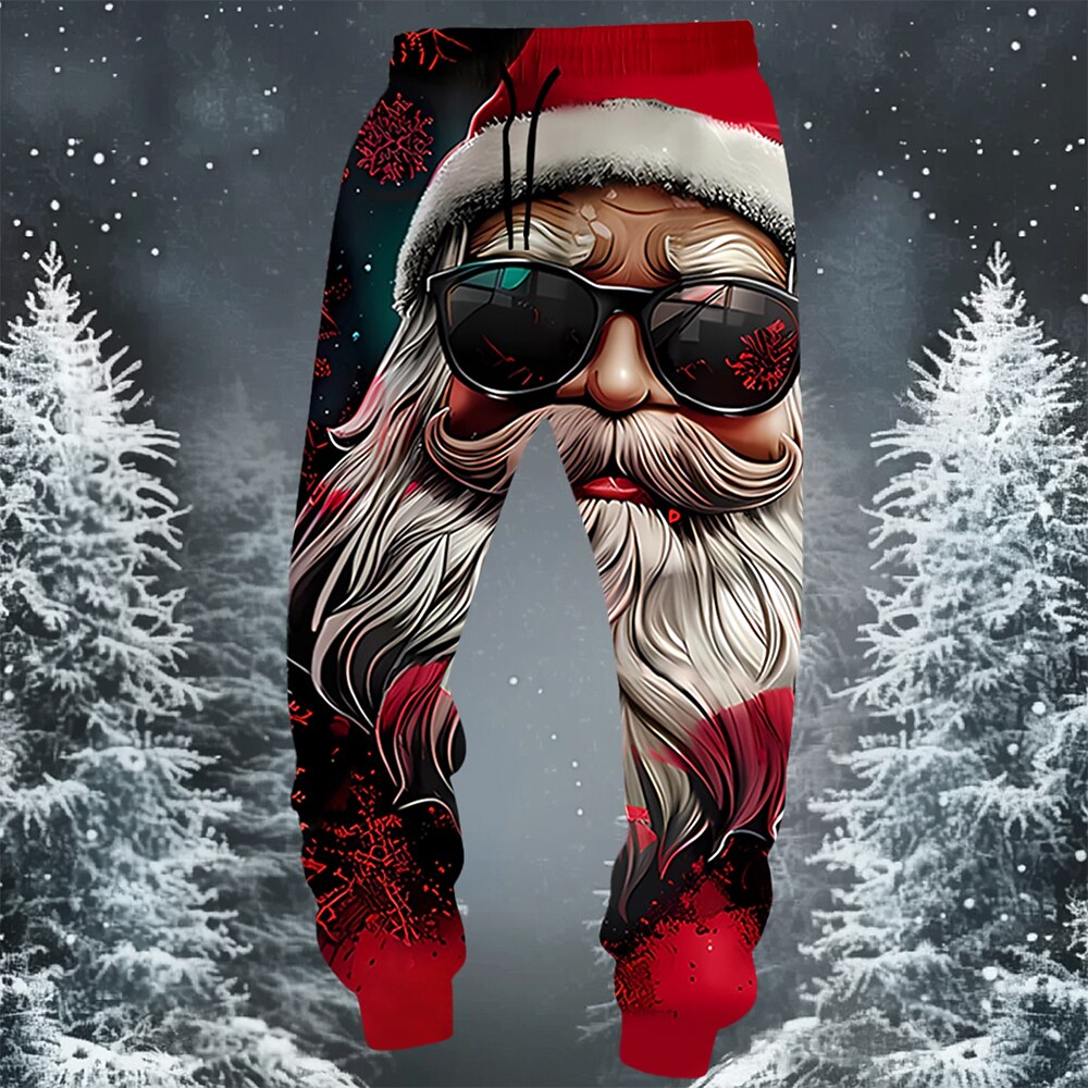 Christmas Santa Claus Jogger Sweatpants