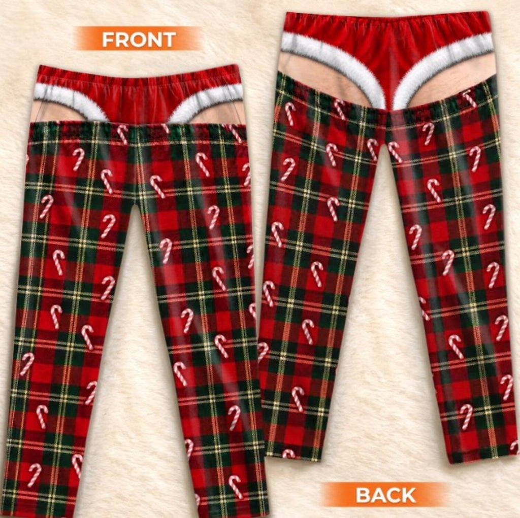 Men's Funny Red Plaid Pajama Pants