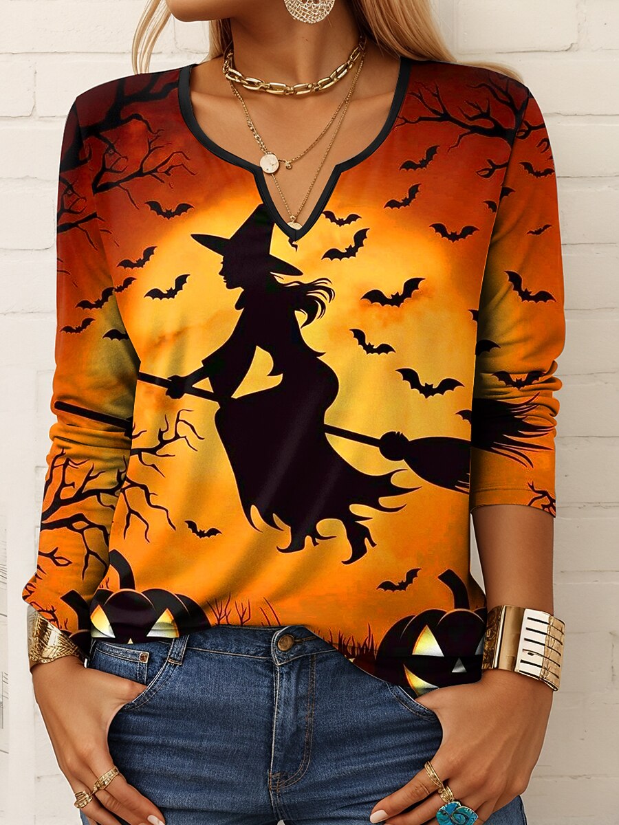 Women's Halloween Mystic Witch Tee