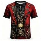 Men's Skull Illusion Print Tee