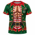 Christmas Sexy Elf Funny Graphic T-Shirt