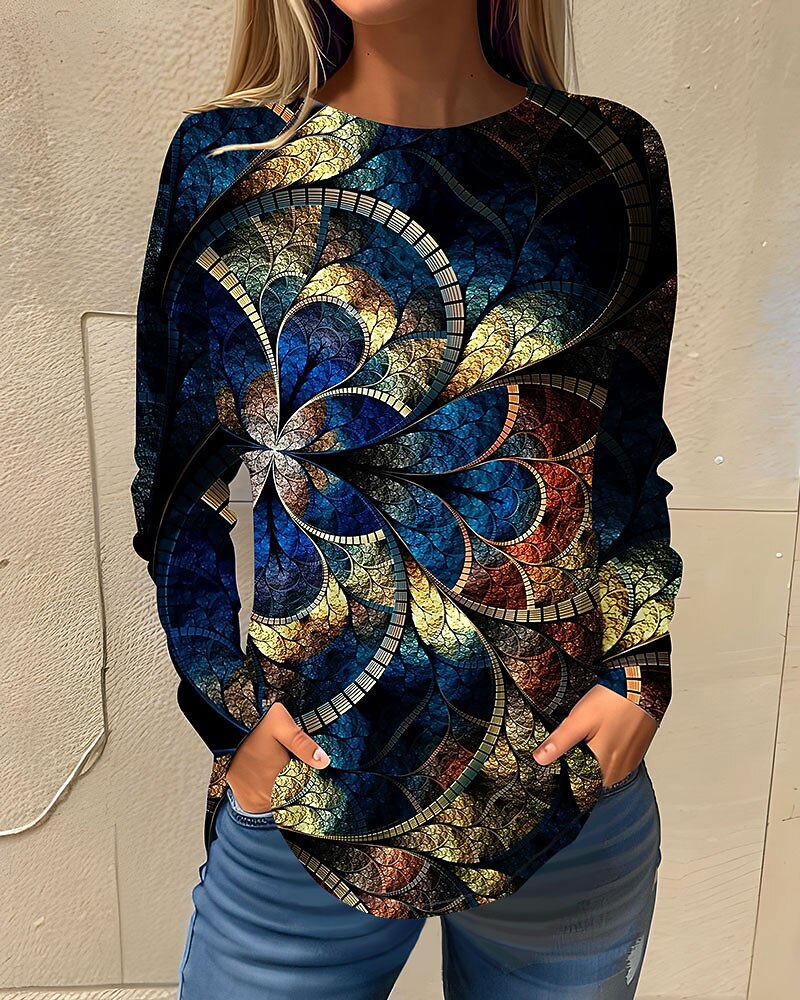 Women's Holiday Floral Garden Graphic Tee