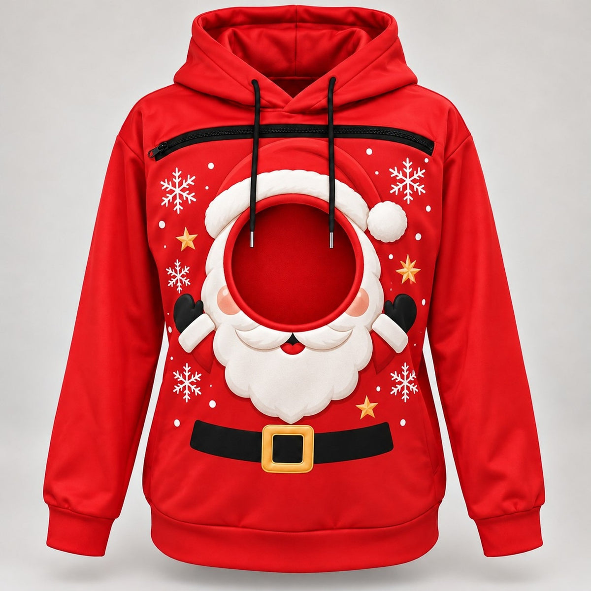 Santa Claus Pet Carrier Bonding Hoodie
