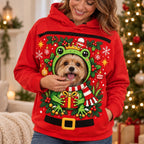 Funny Frog Pet Carrier Bonding Hoodie
