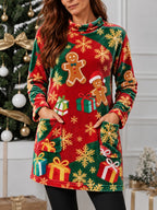 Women's Christmas Tree Snowflake Sweatshirt