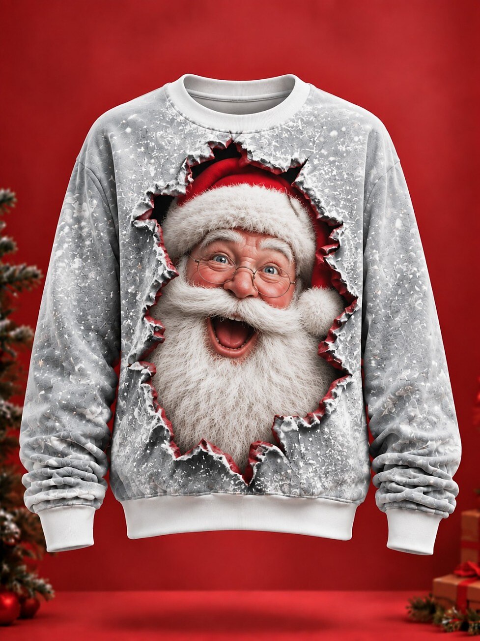 Women's Christmas Animal Graphic Sweatshirt