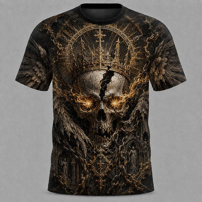 Men's Grim Reaper Skull Graphic Tee