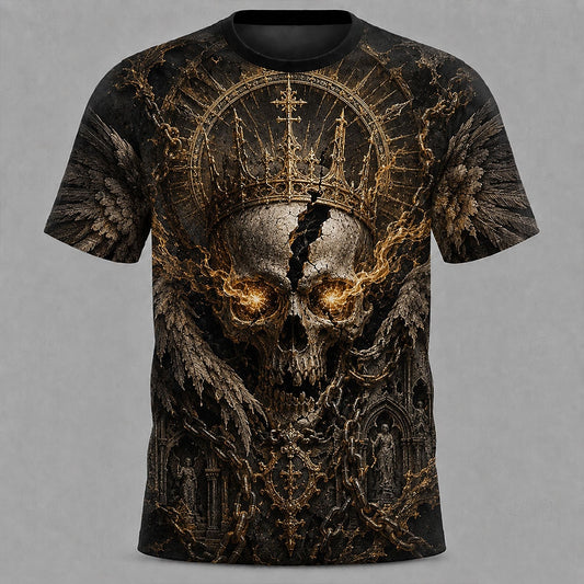 Men's Grim Reaper Skull Graphic Tee
