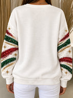 Christmas Tree Graphic Women's Pullover Sweatshirt