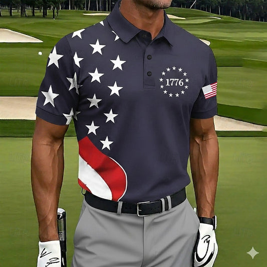 Men's Stars Stripes Classic Polo