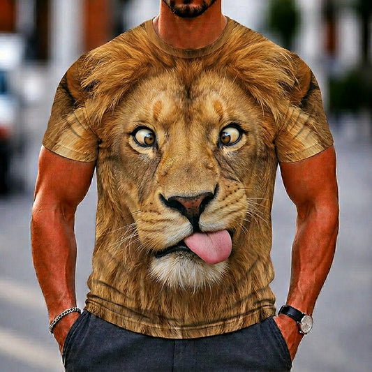 Men's Wild Boar Animal Graphic Tee