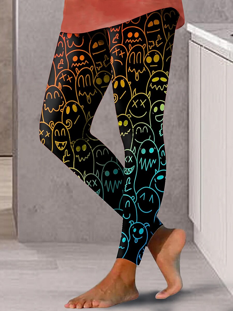 Women's Halloween Wicked Pumpkin Leggings