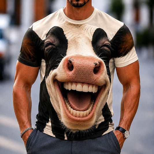 Men's Dairy Cow Country Graphic Tee
