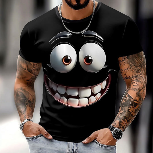 Men's Humor Emoji Graphic Tees